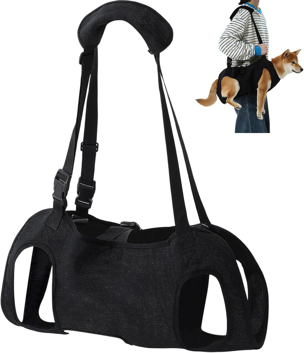 Shinylin Dog Carry Sling Emergency Backpack Dog Lift Harness, L