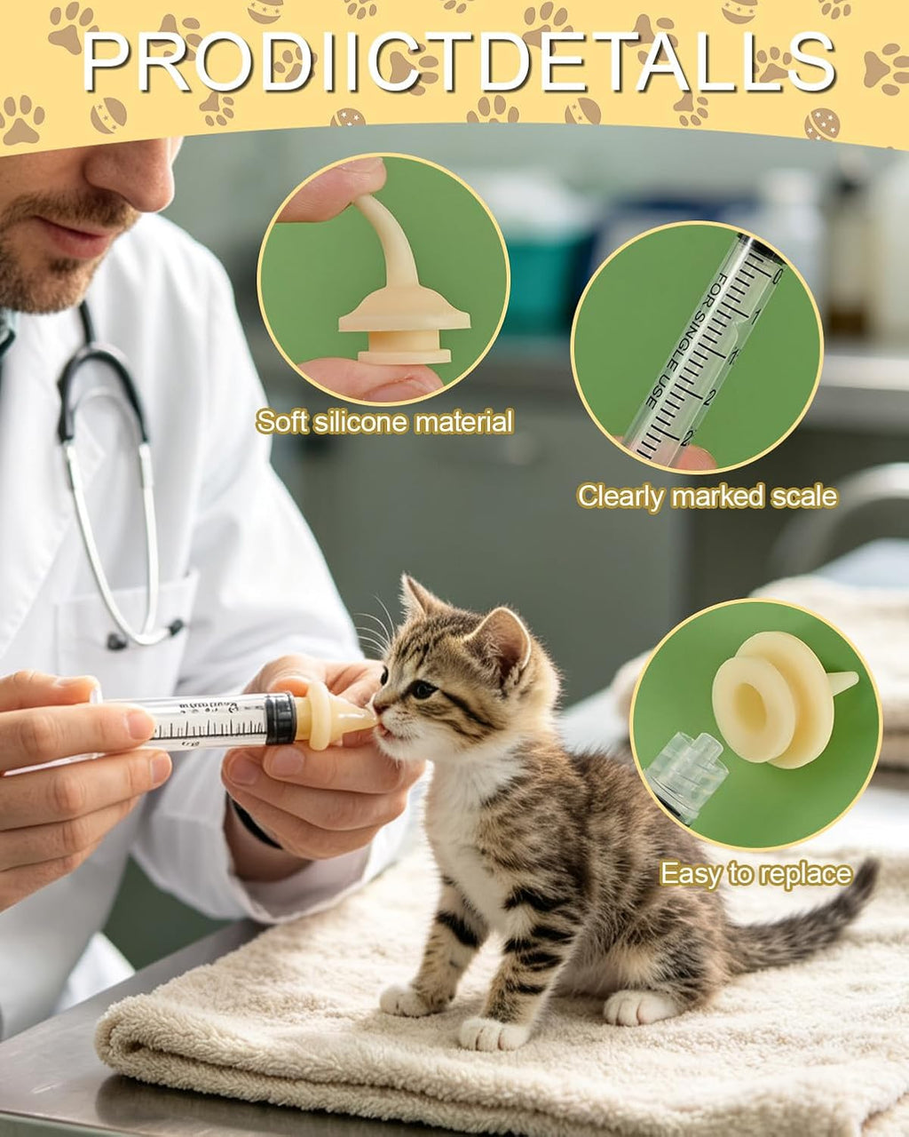 Kitten Bottle Feeding Kit Nursing Bottle