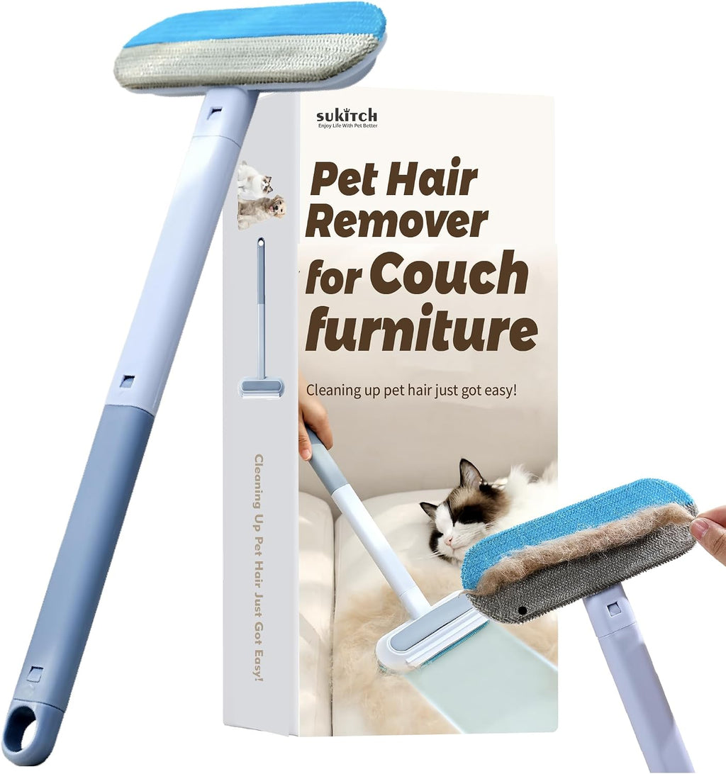 Dog & Cat Hair Remover for Couch, Reusable Lint Brush for Furniture