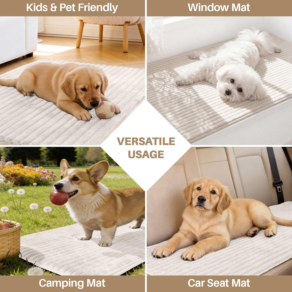 Warmstar Waterproof Couch Cover for Dogs，Fuzzy Pet Couch Covers for Sofa