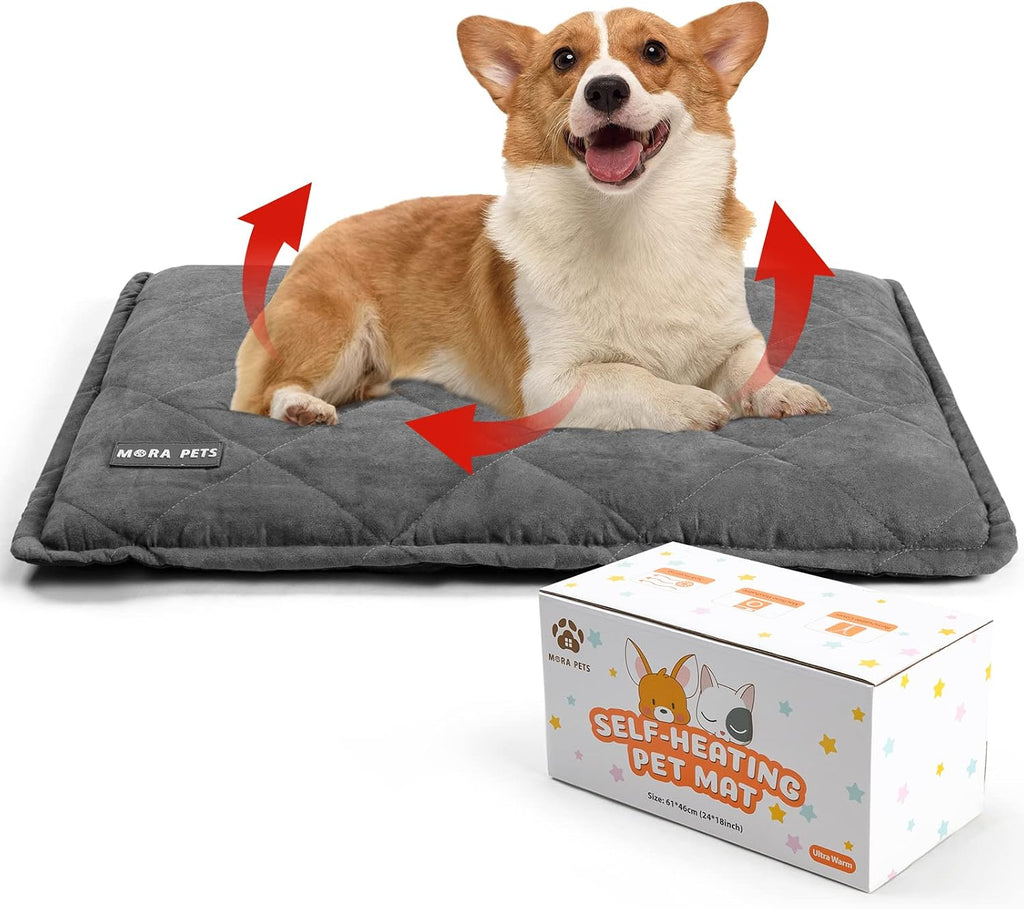 Mora Pets Self Warming Cat Bed Self Heating Cat Ped24 x 18 Inches