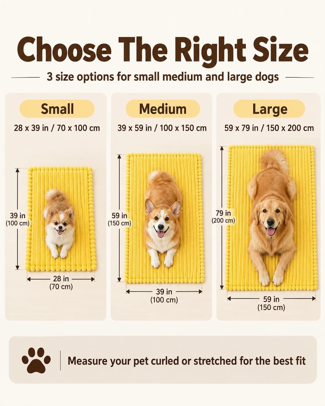 Emotional Support Blanket Yellow Calming Dog Anxiety Security Blankets