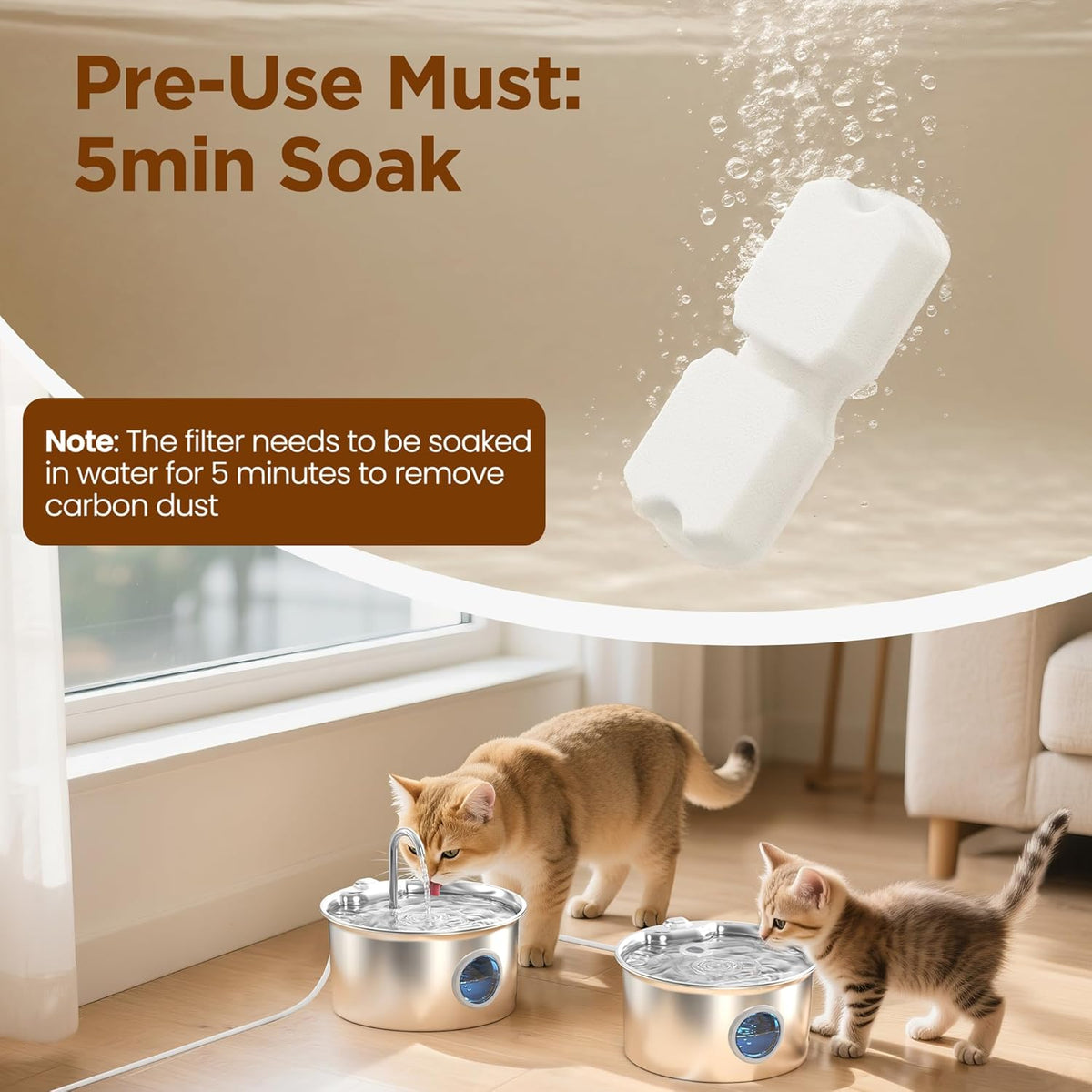 Cat Water Fountain Filter: 12 Cat Fountain Filter Replacement