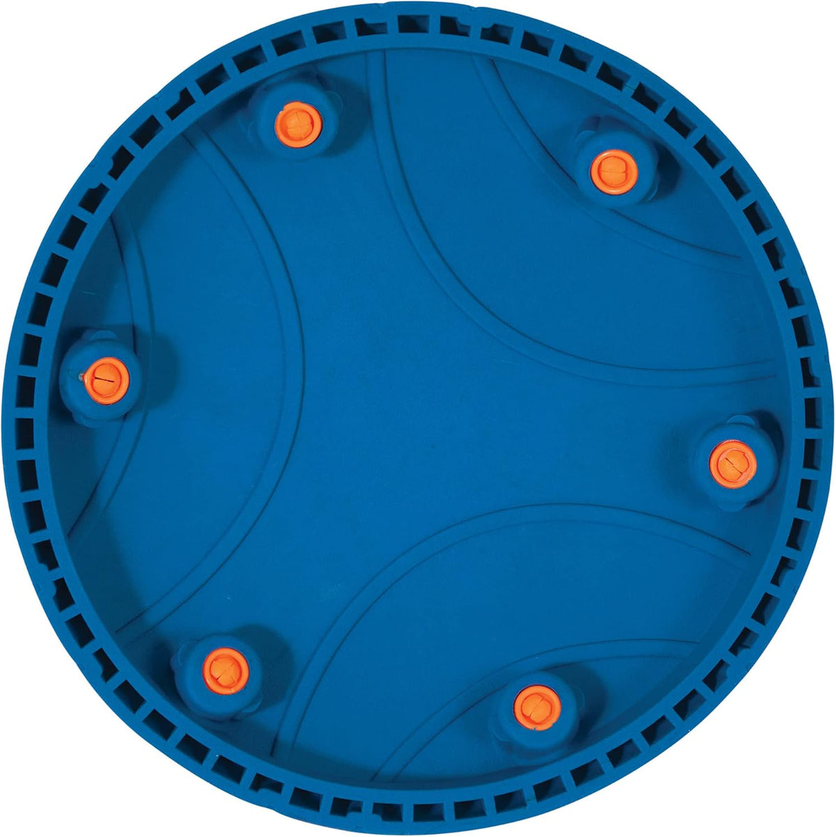 Chuckit! Whistle Flight Fetch Toy, Orange/Blue, for Medium to Large Dogs