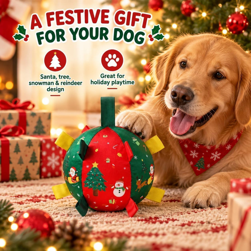 Jingle Paw Ball For Christmas Interactive Jinglepaw Dog Cat Toy