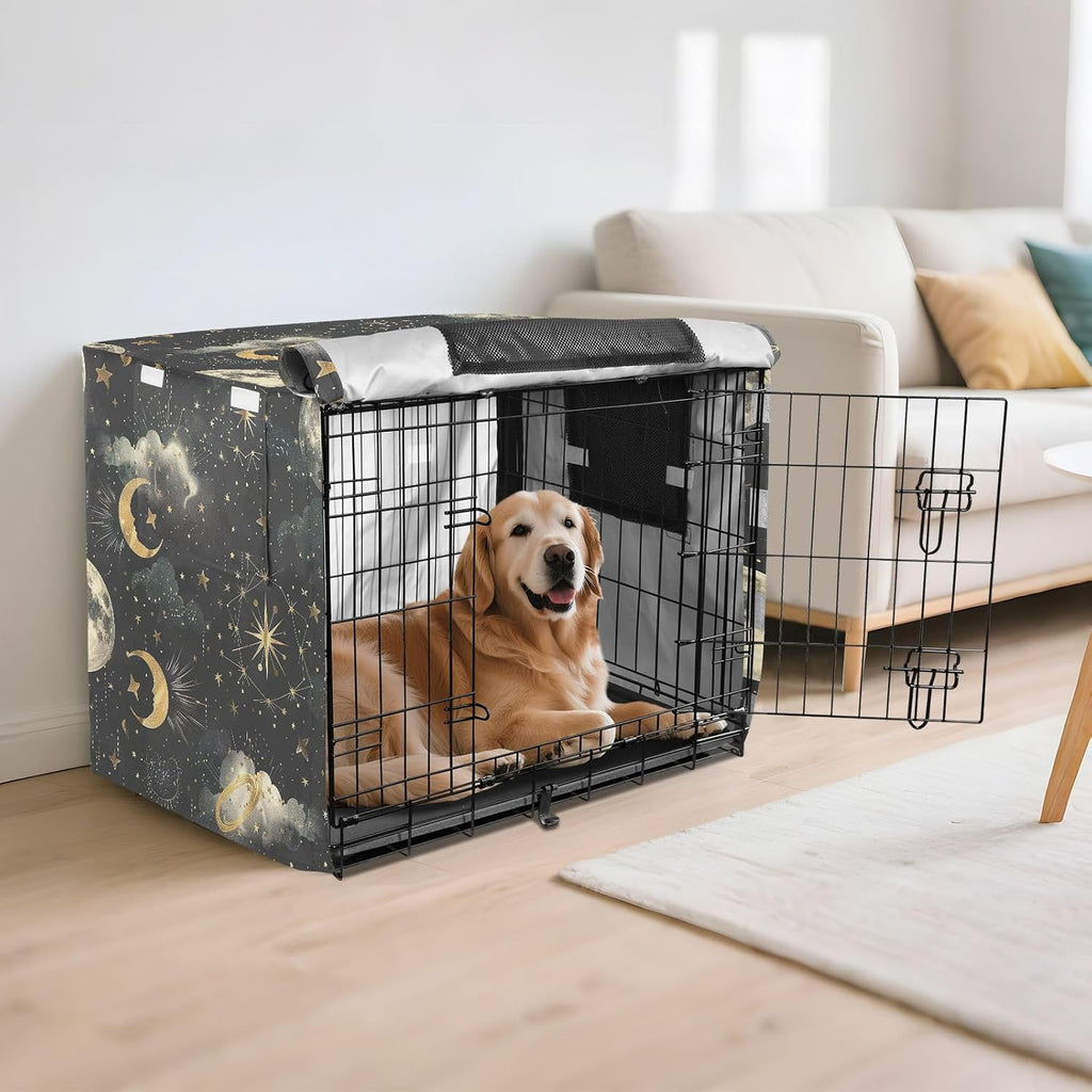 YETTASBIN Heavy Duty Dog Crate Cover, Universal Fits 42 Inch Wire Cages