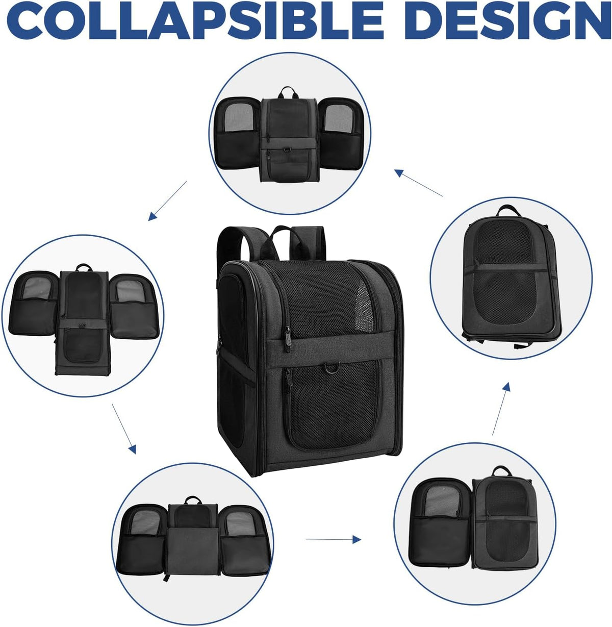 Apollo Walker Cat Backpack Carrier, Support Frame, 18 lb Weight Capacity