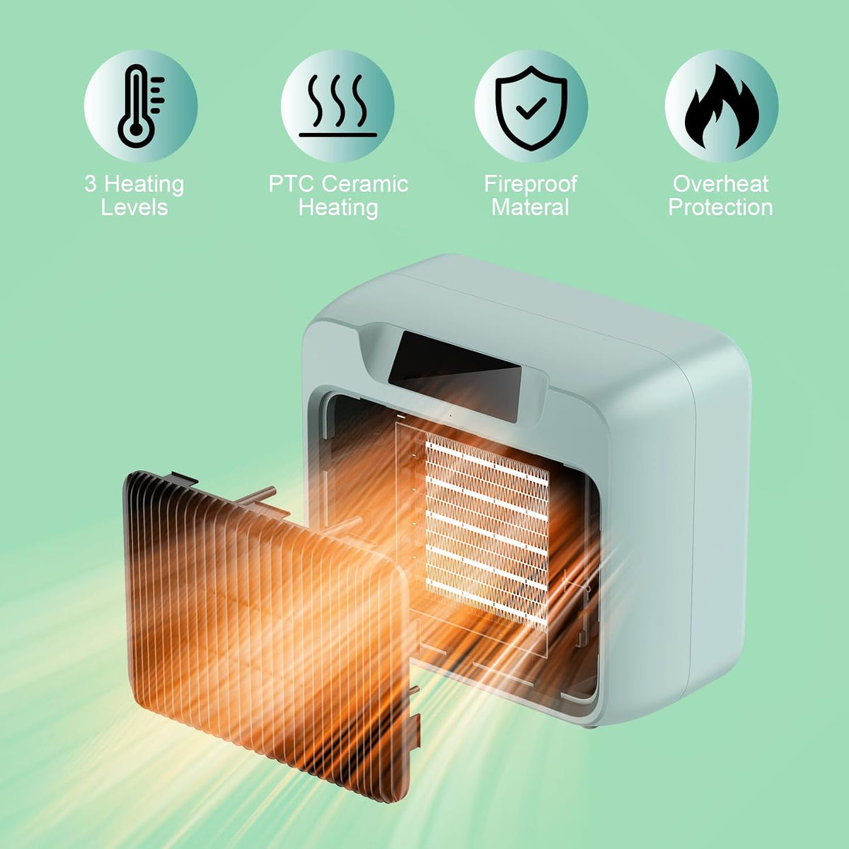 Grey Dog House Heater for Outdoor & Indoor