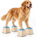 Hiboom 4 Pcs Dog Stacking Blocks for Dog Training, Trapezoid Blocks