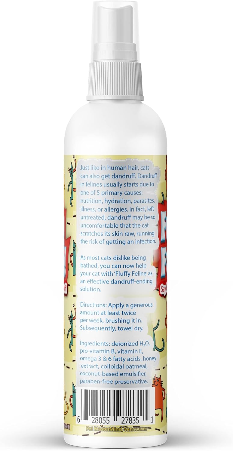 Fluffy Feline Professional Groomer's Choice Cat Dandruff Treatment Spray