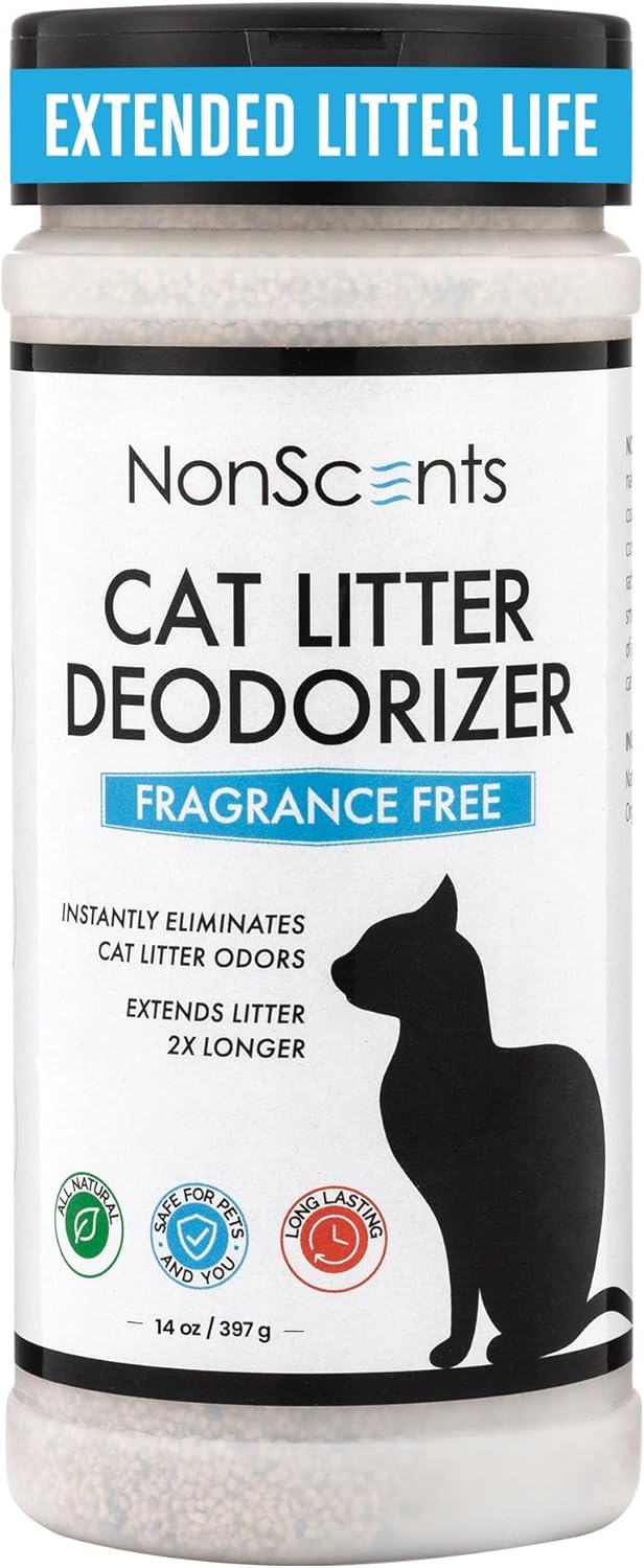 Nonscents Cat litter Deodorizer - Odor Eliminator - 16 ounce
