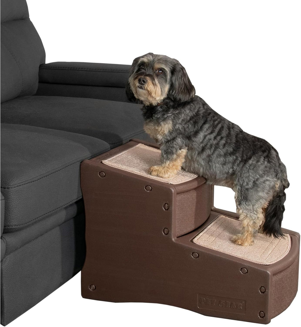 Pet Gear Easy Step II Pet Stairs, Dark Mocha, 2 Step