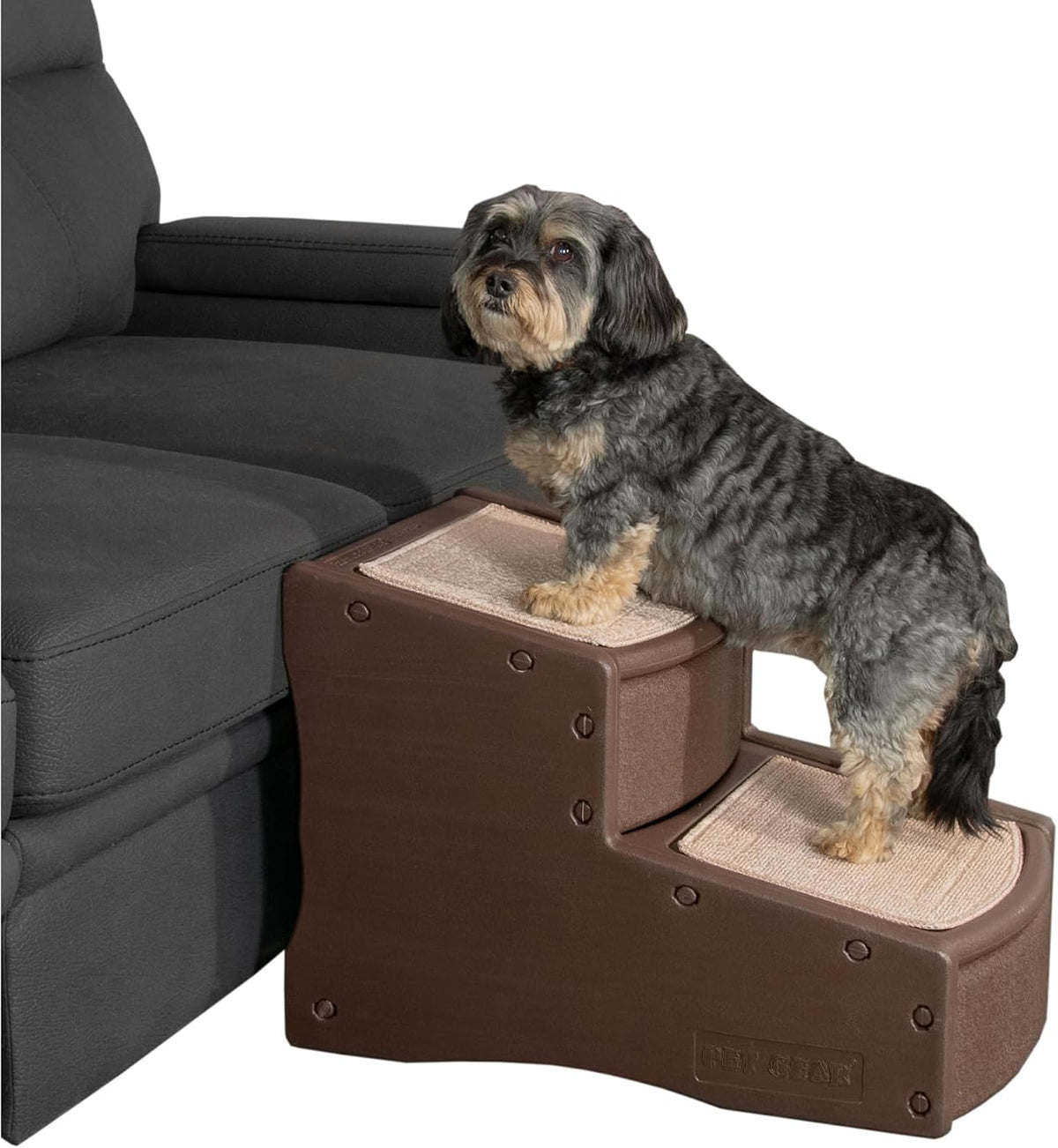 Pet Gear Easy Step II Pet Stairs, Dark Mocha, 2 Step
