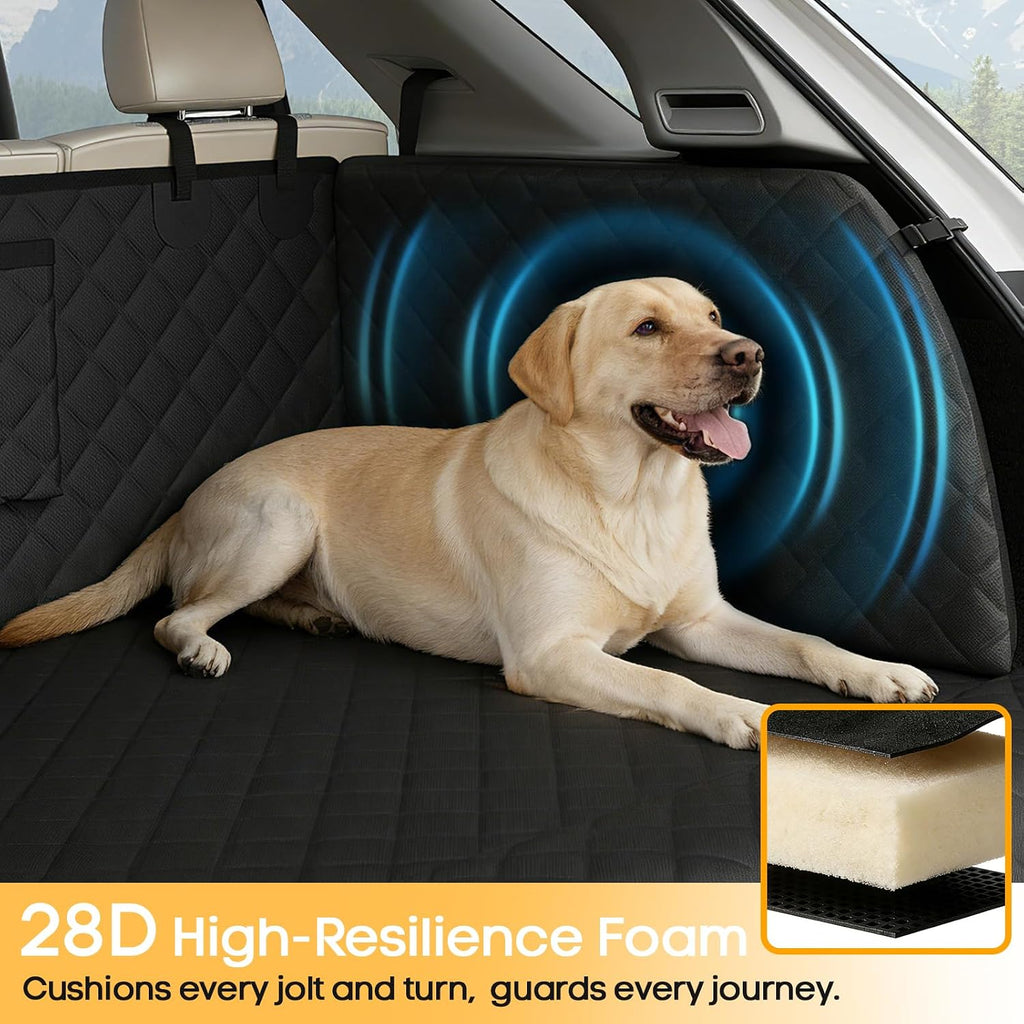 SUV Cargo Liner for Dogs, Pet Trunk Cover with Cushioned Sides