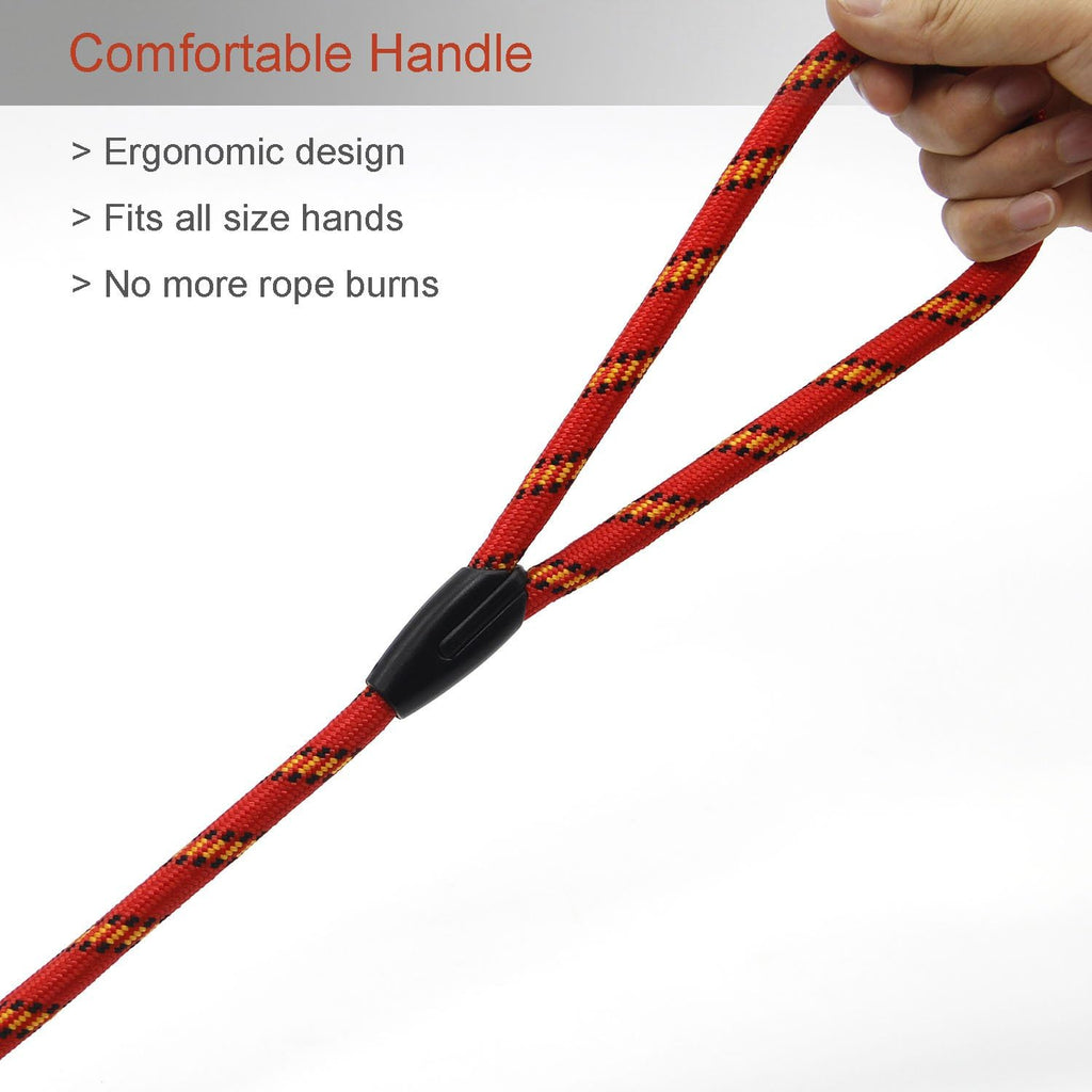 Coolrunner Durable Dog Slip Rope Leash, 5 FT Dog Training Leash, 10-80 lb