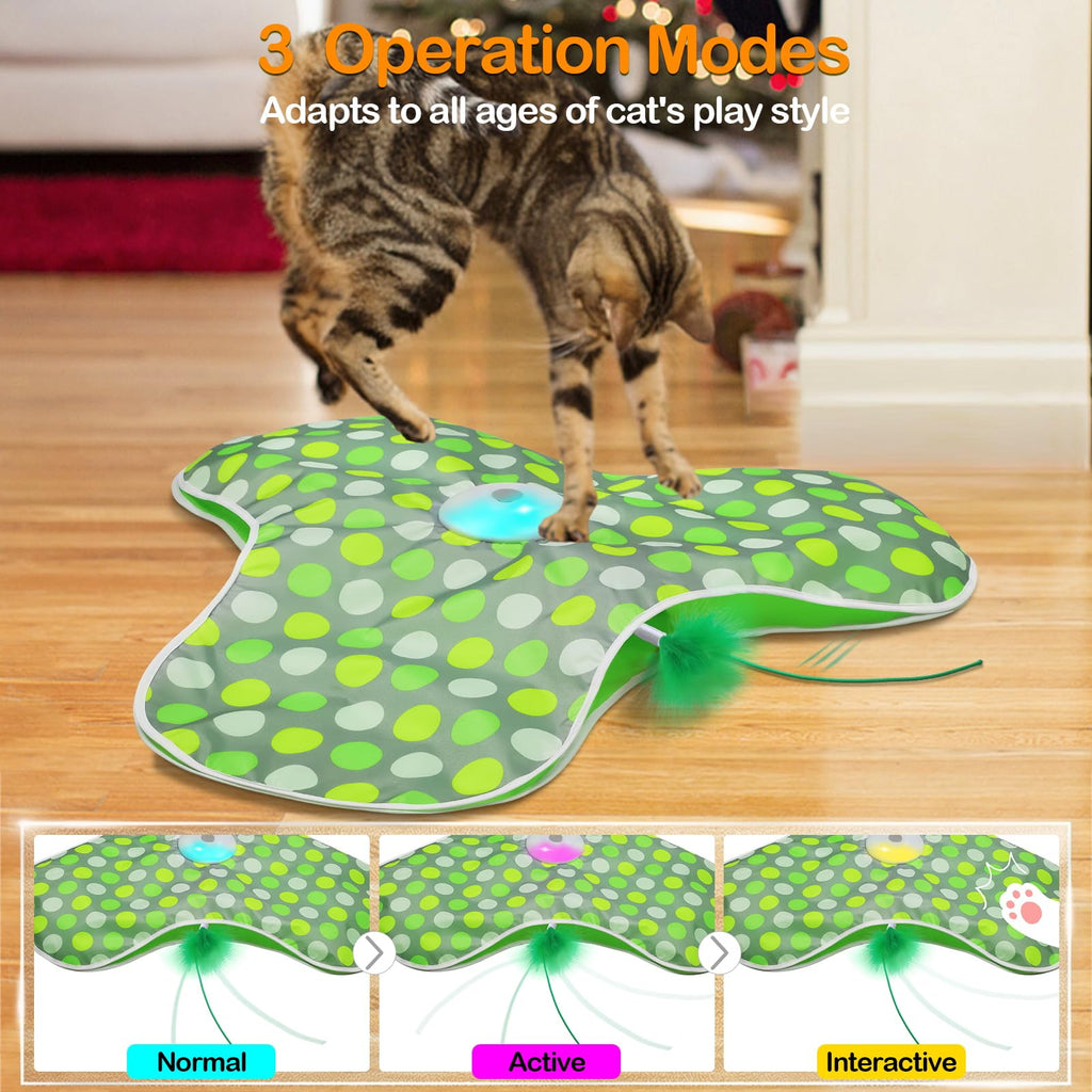 Interactive Cat Toys for Indoor Cats,Hide-n-Seek Game,Cat Enrichment Toy