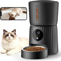 Faroro Automatic Cat Feeder with Camera, 1080P HD Video with Night Vision, 5G WiFi Automatic Dog Feeder with APP Control
