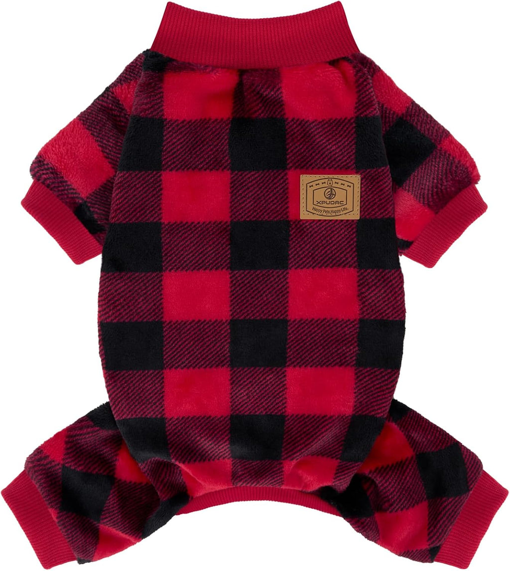 Cow Dog Sweater, Dog Winter Clothes for Small Medium Dogs Girl Boy Fleece Pet Pajamas for Winter Christmas, Medium