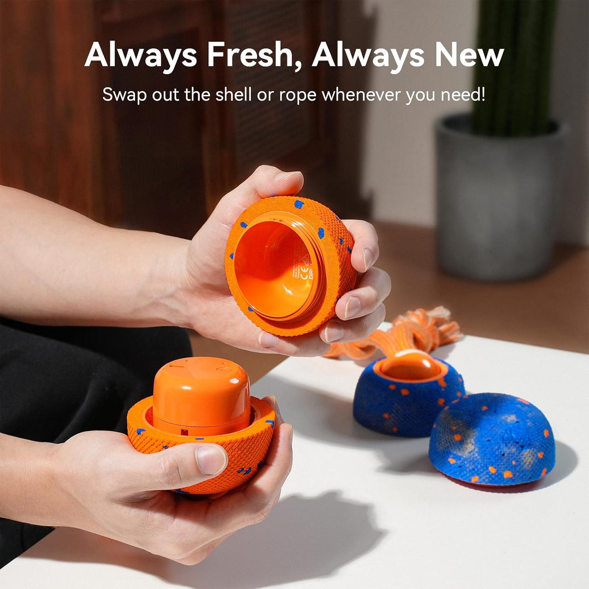Cheerble Smart Interactive Dog Toy, Wicked Ball Rolly, Automatic Moving, Bouncing, Rotating, E-TPU Material, Active Roll