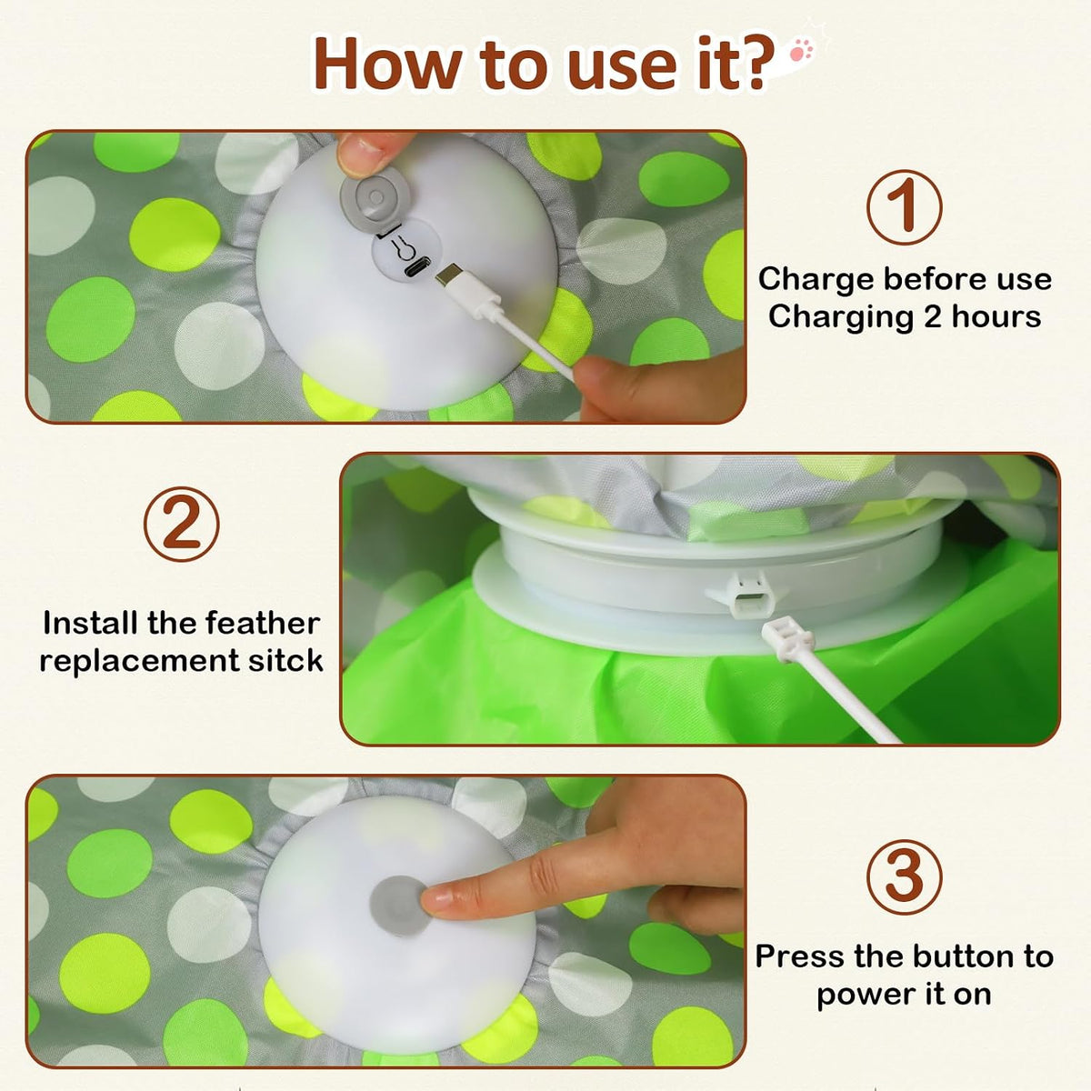 Interactive Cat Toys for Indoor Cats, Cat Exercise Toys