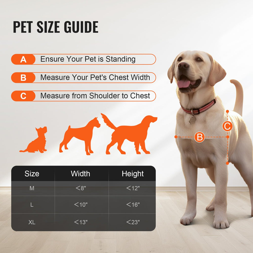 VEVOR Dog Door for Sliding Glass Door Medium Doggy Door for Sliding Doors