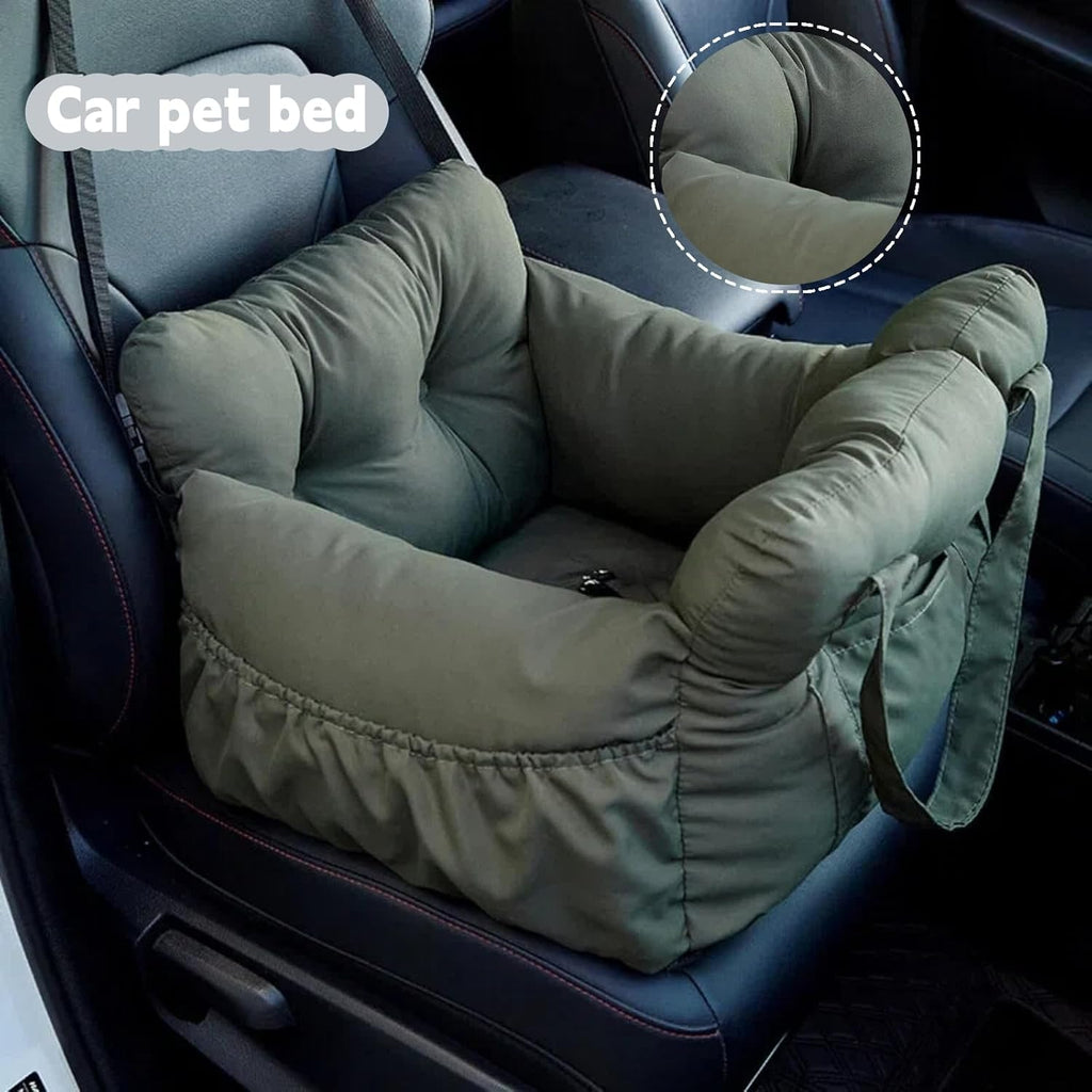 Pet Road Trip Accessory Car Seat for Small Medium Dog (Gray, M)