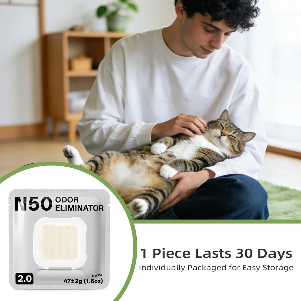 6 pack N50 Odor Eliminator 2.0, deodorizer control cat litter box