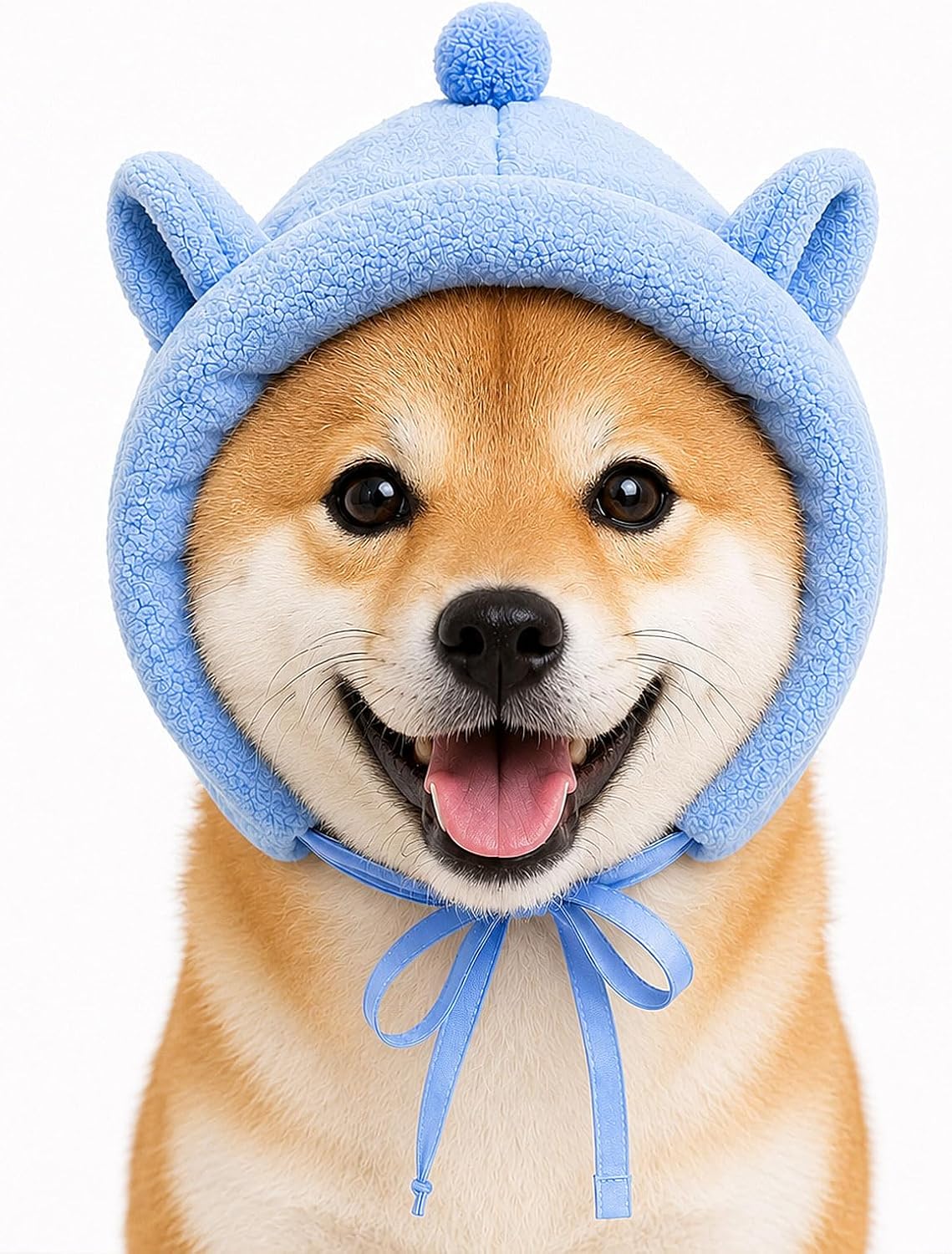 Dog Ear Muffs for Noise,Warm Fleece Hat Winter Cold Weather,S