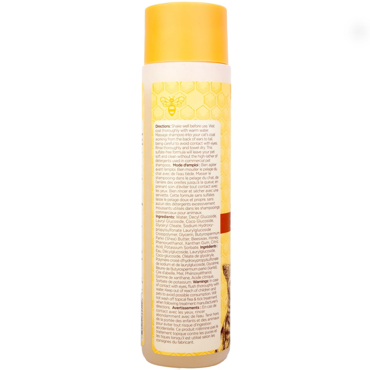 Burt's Bees for Pets Hypoallergenic Cat Shampoo, Shea Butter, 10 Fl Oz
