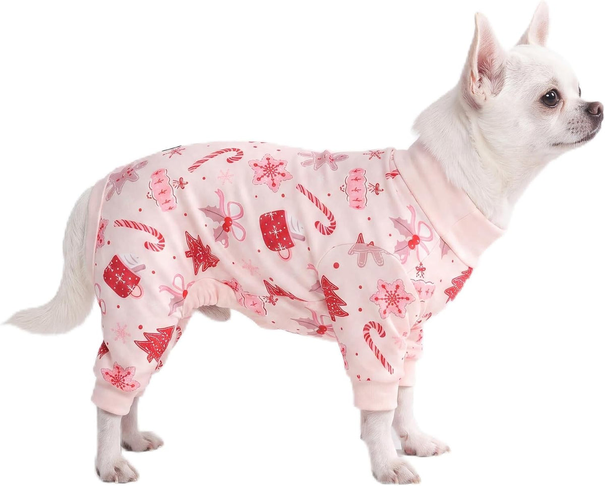 Spark Paws Dog Pajamas Onesie Shirt for S Med Large Breeds - Full Leg PJS