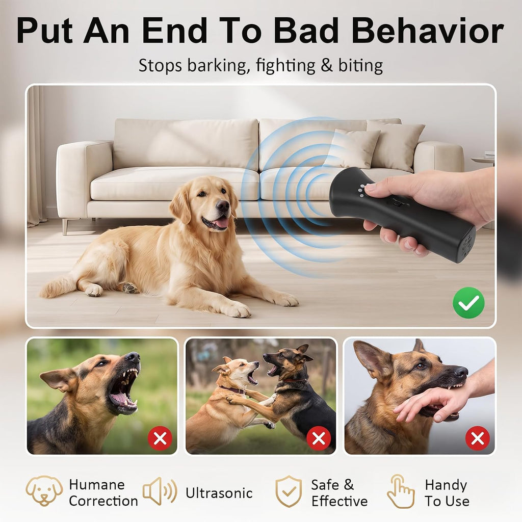 Pet Gentle Trainer Ultrasonic for Dog, Dog Bark Deterrent Devices, 1 Pcs