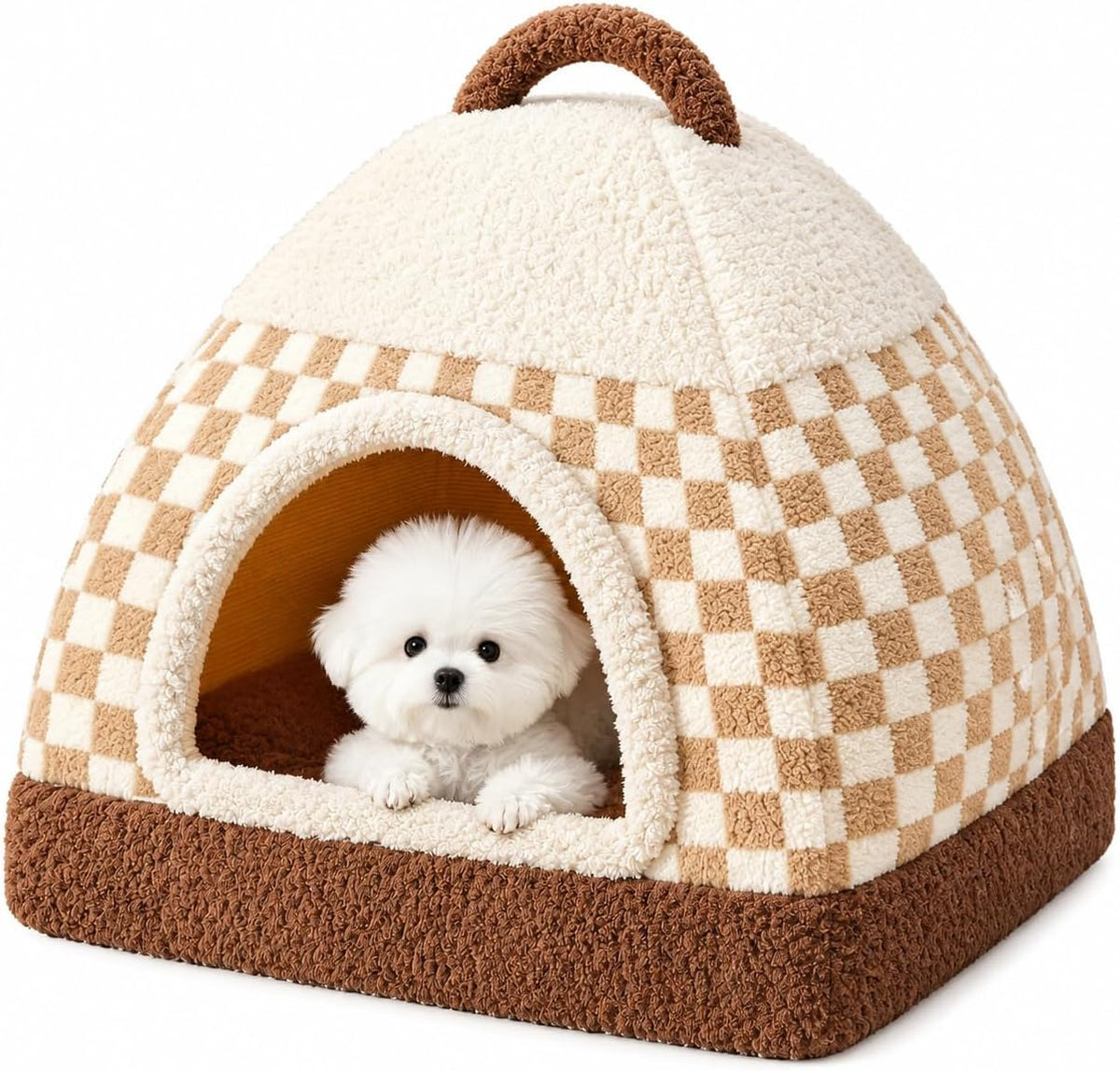 Indoor Dog House, Dog Cave for Small & Medium Dogs