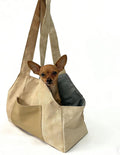 Yosoo Health Gear Dog Purse Carrier, Soft Nylon Handbag (Beige)