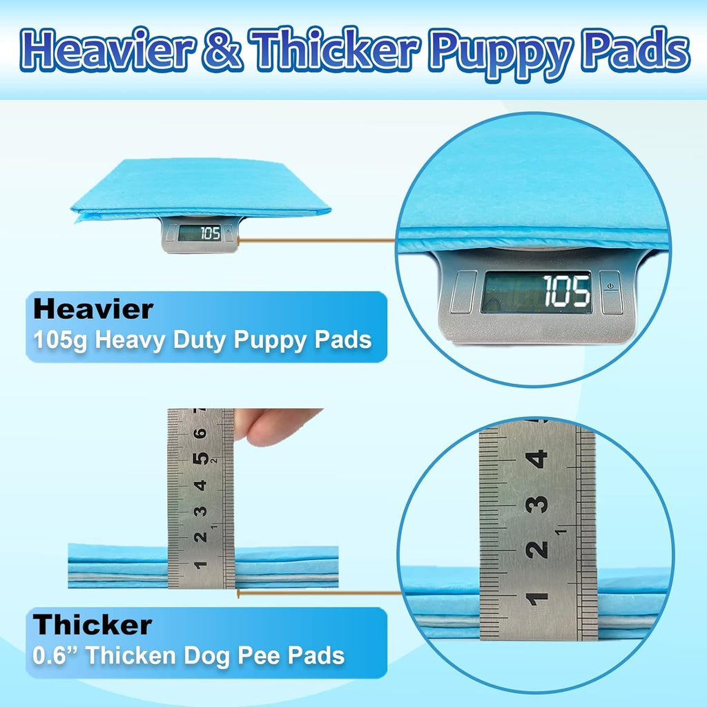 Dogcator Dog Pee Pads Extra Large 30"x36", 30 Count Super Absorbent Pee Pads for Dogs, Disposable Urine Bed Pads for Dog
