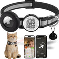 Reflective AirTag Cat Collar, Integrated Cat Collar with Air Tag Holder