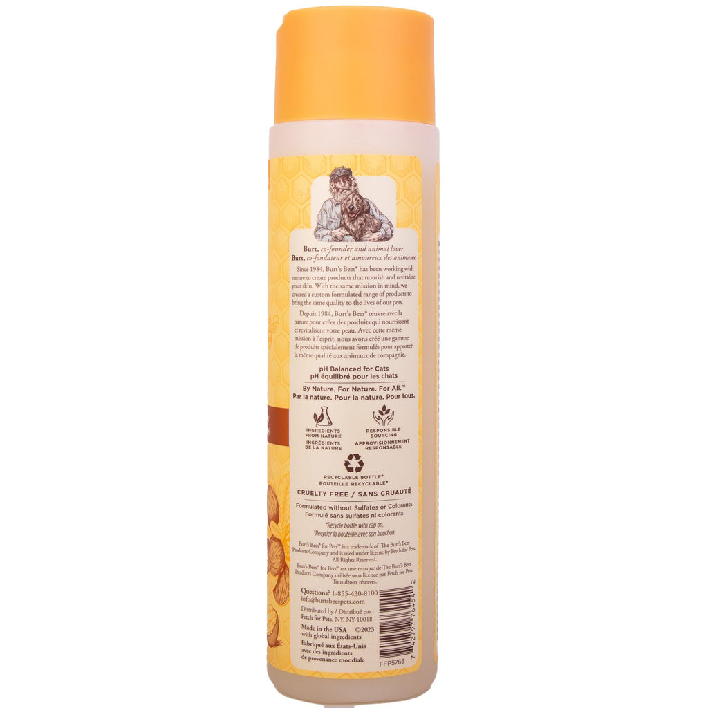 Burt's Bees for Pets Hypoallergenic Cat Shampoo, Shea Butter, 10 Fl Oz