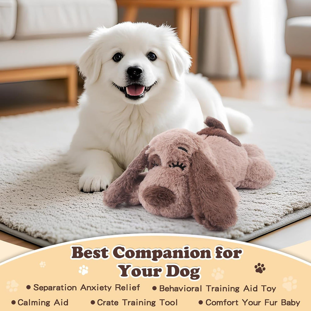 BEVERLYSHARK Beverly Shark Puppy Heartbeat Toy Dog Anxiety Relief Calming Aid Puppy Heartbeat Stuffed Animal Behavioral 