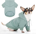 Small Dog Hoodie Sweater: Winter Sweatshirt Pet Coat with Pockets, Hat & Leash Hole for Puppy Doggie Chihuahua, Small-Me