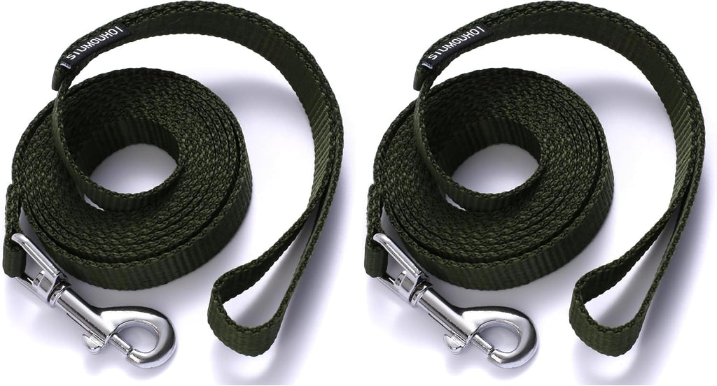 6 FT Puppy Leashes, Strong Traditional Style Leash with Easy to Use Collar Hook,Dog Lead Great for Small and Medium and 