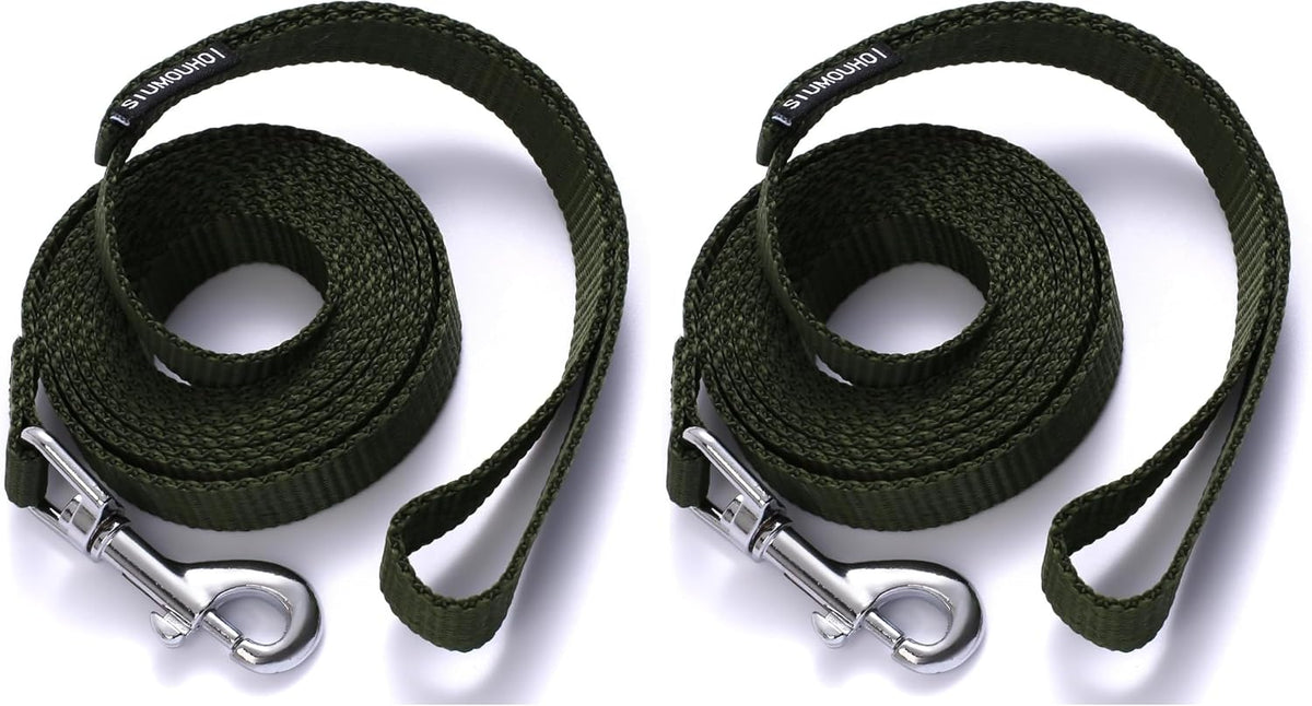 6 FT Puppy Leashes, Strong Traditional Style Leash with Easy to Use Collar Hook,Dog Lead Great for Small and Medium and 
