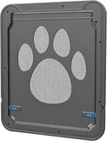 Screen Door Pet Door for Small Pets with Flap, Strong ABS Construction, 11.4 x 9.4 x 0.4 in, Easy Installation, Paw Patt