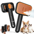 Steam Cat Brush for Shedding, Self-Cleaning Deshedding Grooming Comb