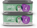 Litter Genie Eco Refills | Compostable Cat Litter Bags Jumbo 2-pack | Up to 4 Months of Supply in 1 Cartridge