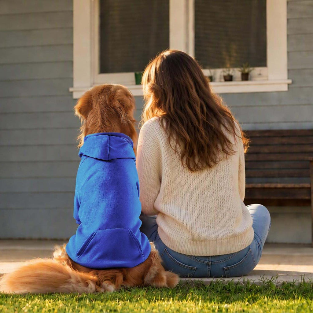 2 Pack Dog Sweaters for Large Dogs, Dog Hoodie Clothes Apparel Sweatshirt