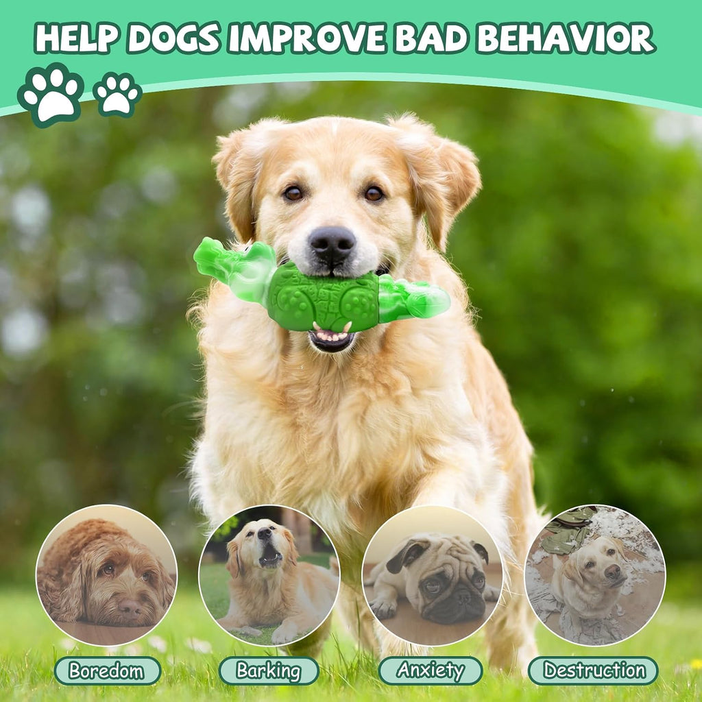 YINEYA Tough Dog Toys for Aggressive Chewers, Indestructible Large Chew Toy