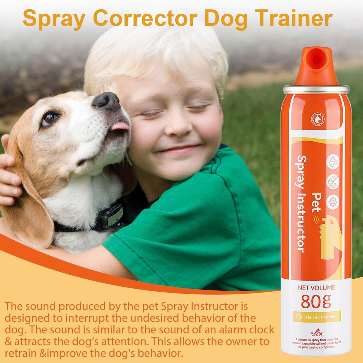 Dog Corrector Spray 80ml 2 Pack for Stops Unwanted Dog Behaviour