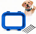 Dog Collar Tracker Holder Compatible with Fi Mini, Open Charging Port Mount (Blue)