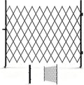 Expandable Folding Security Gate, Lockable Scissor Barricade