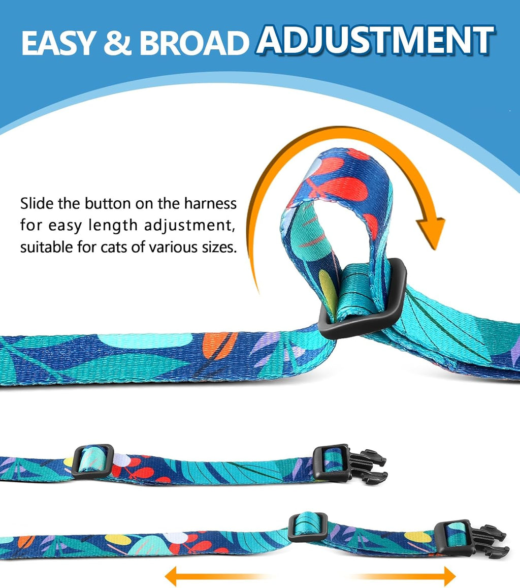 Cat Harness and Leash Set, Escape Proof Cat Harnesses