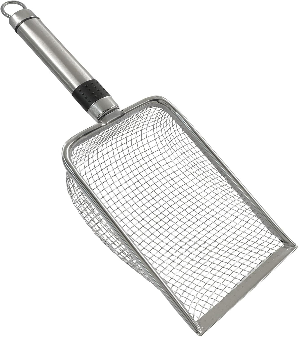 Mesh Scooper Stainless Steel 3.8mm Mesh Cat Litter Scoop
